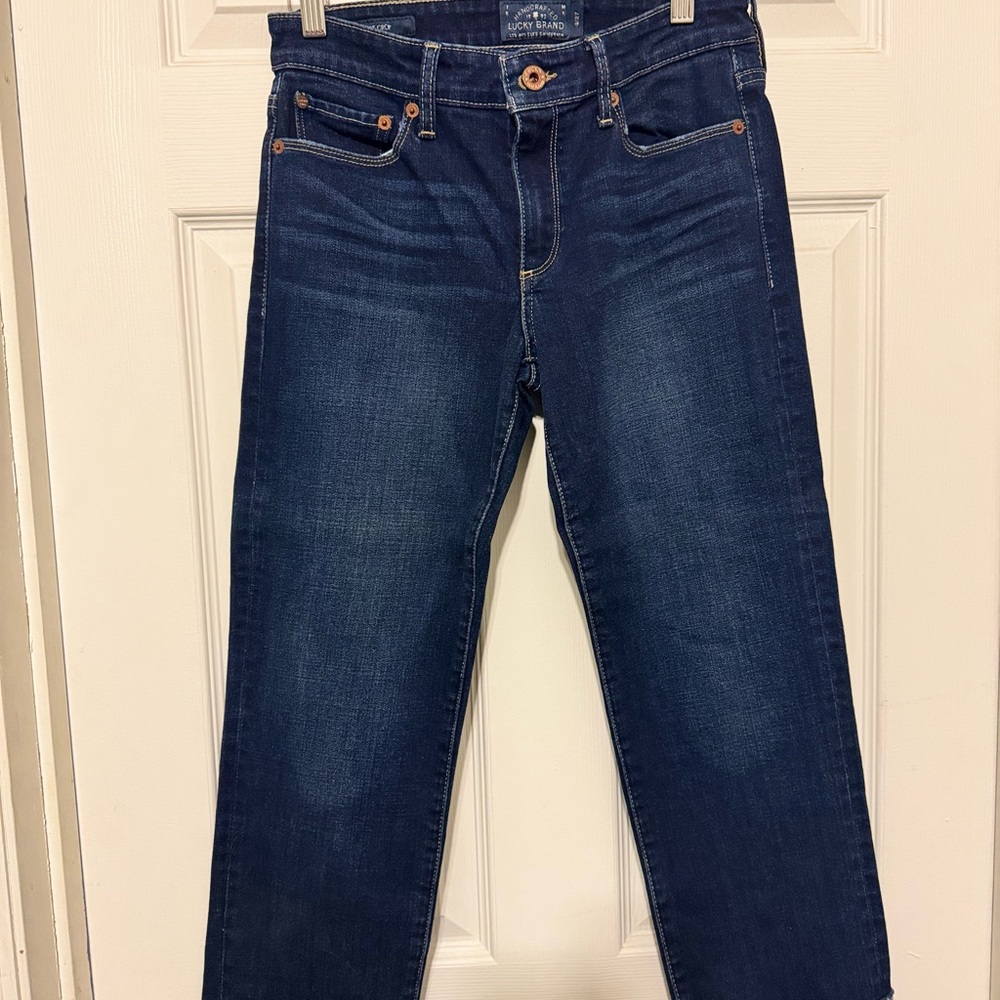 Lucky Brand Indigo Cropped Jeans